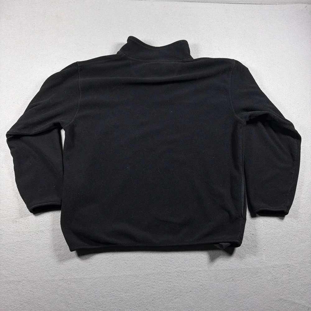 VTG Minnesota Vikings Lee Sport Pullover Men Large Quarter Zip Black Fleece